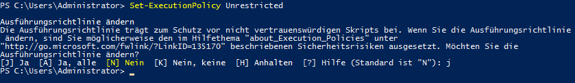 Powershell Execution Policy