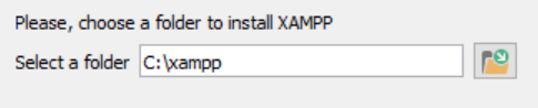Installationspfad XAMPP